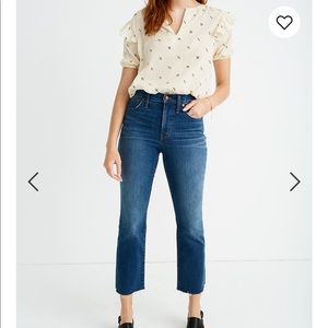 Madewell Cali Demi Boot lightwash Jeans